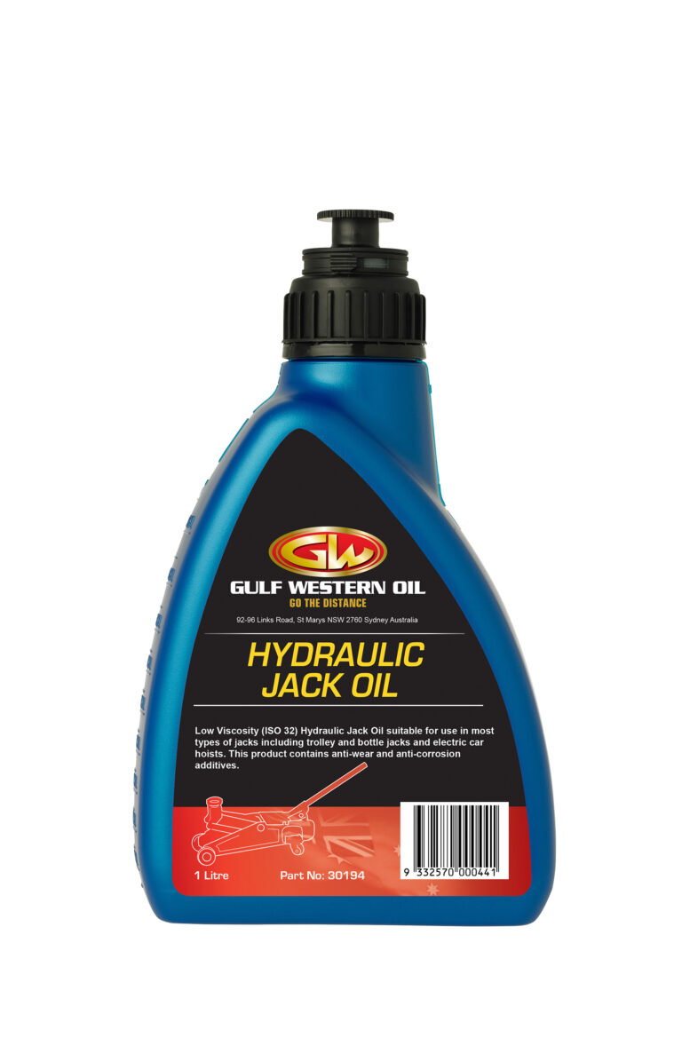 HYDRAULIC JACK OIL - ISO 32 - Gulf Western Oil